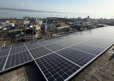 Nettoyage de panneaux photovoltaïques à Neuchâtel